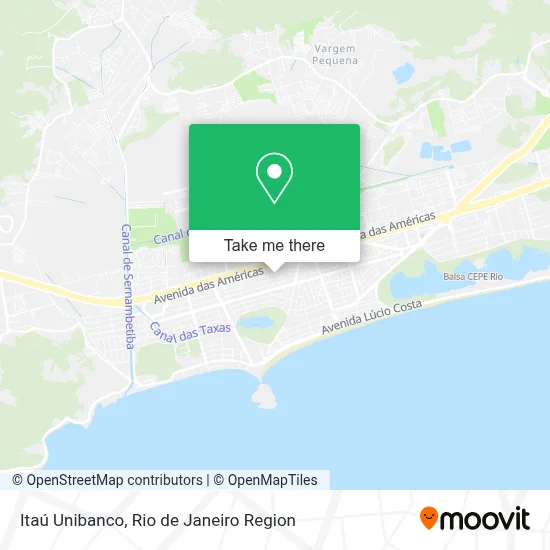 Itaú Unibanco map
