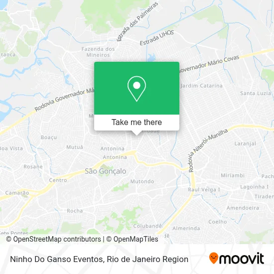 Ninho Do Ganso Eventos map