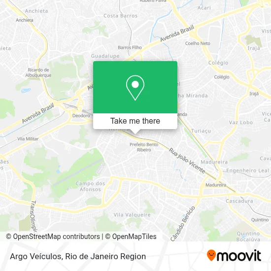 Argo Veículos map