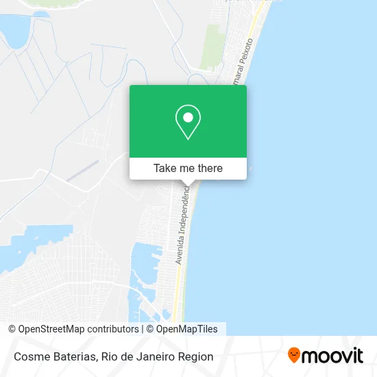 Cosme Baterias map