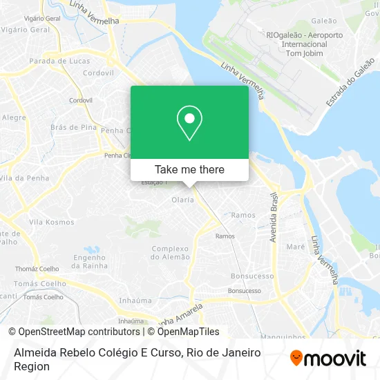 Almeida Rebelo Colégio E Curso map