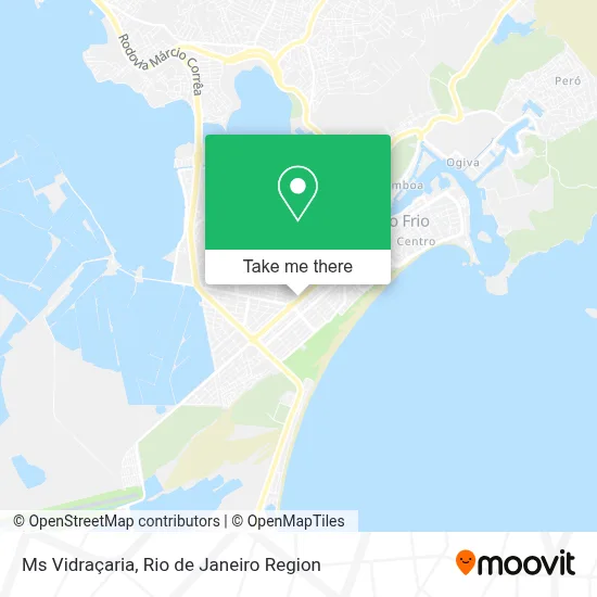Ms Vidraçaria map