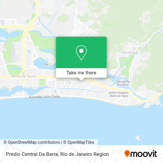 Predio Central Da Barra map