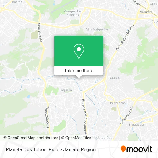 Planeta Dos Tubos map