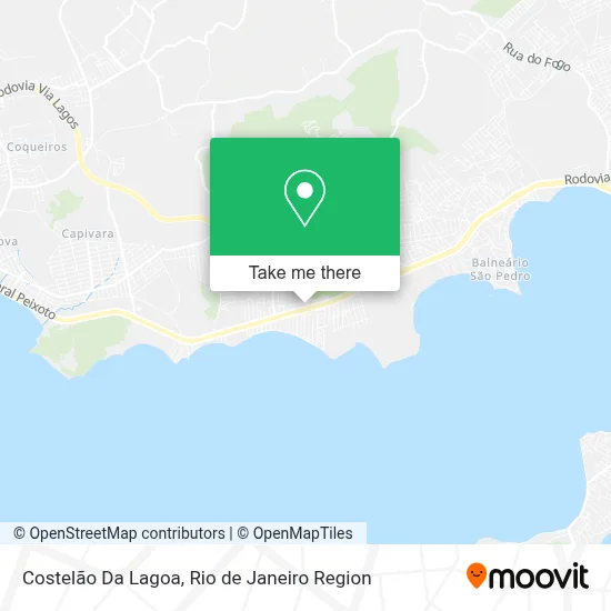 Costelão Da Lagoa map