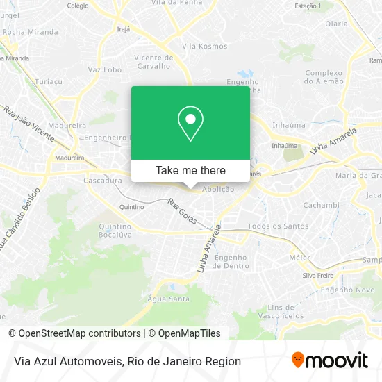 Via Azul Automoveis map