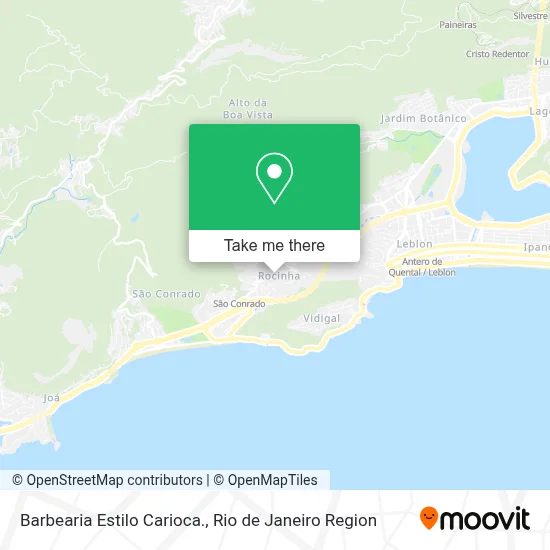Barbearia Estilo Carioca. map