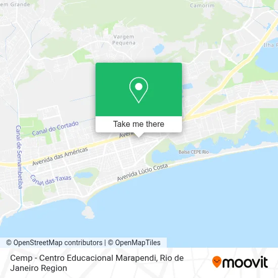 Cemp - Centro Educacional Marapendi map