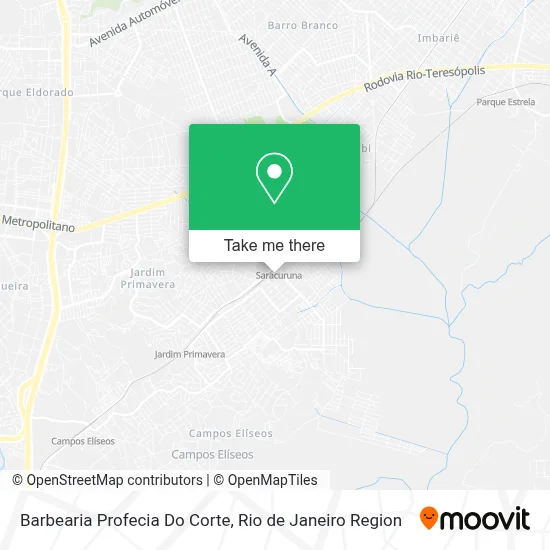 Barbearia Profecia Do Corte map
