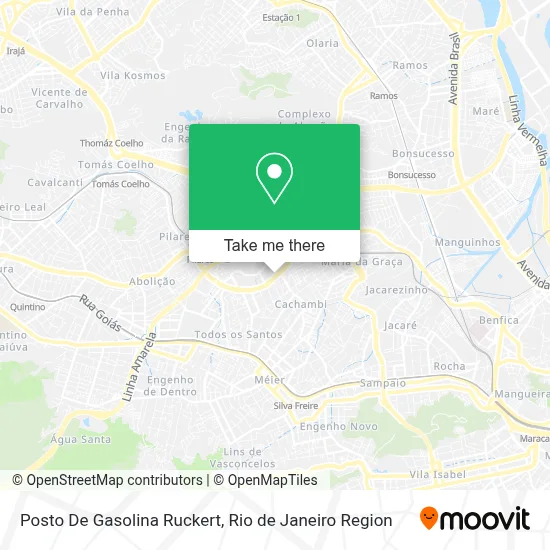 Posto De Gasolina Ruckert map