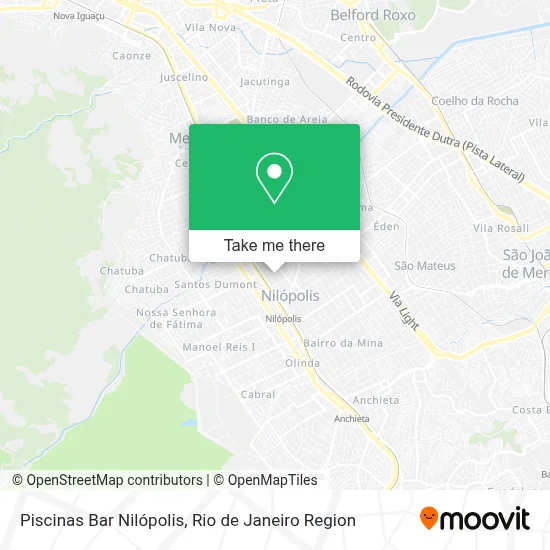 Piscinas Bar Nilópolis map