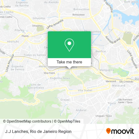 J.J Lanches map