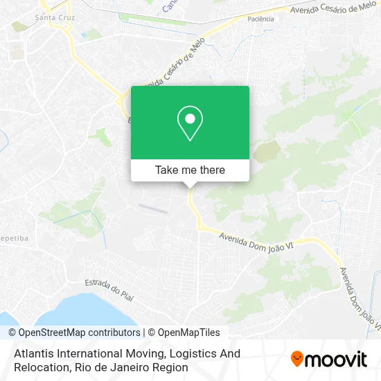 Atlantis International Moving, Logistics And Relocation map