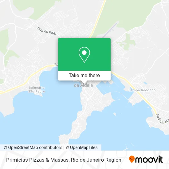 Primícias Pizzas & Massas map