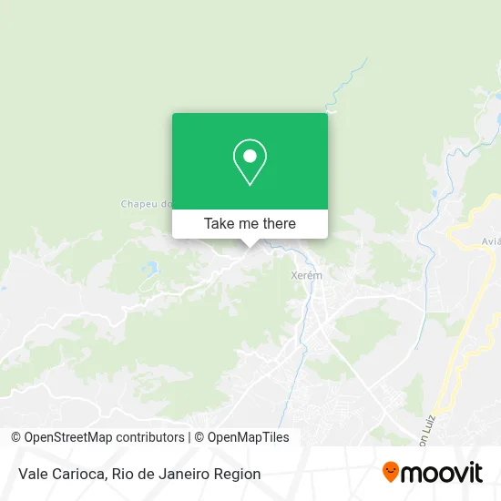 Vale Carioca map