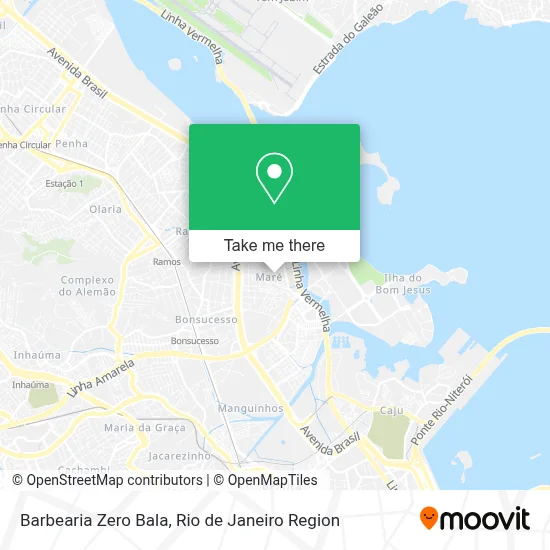 Barbearia Zero Bala map