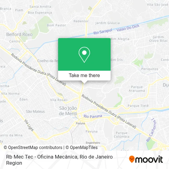 Rb Mec Tec  - Oficina Mecânica map