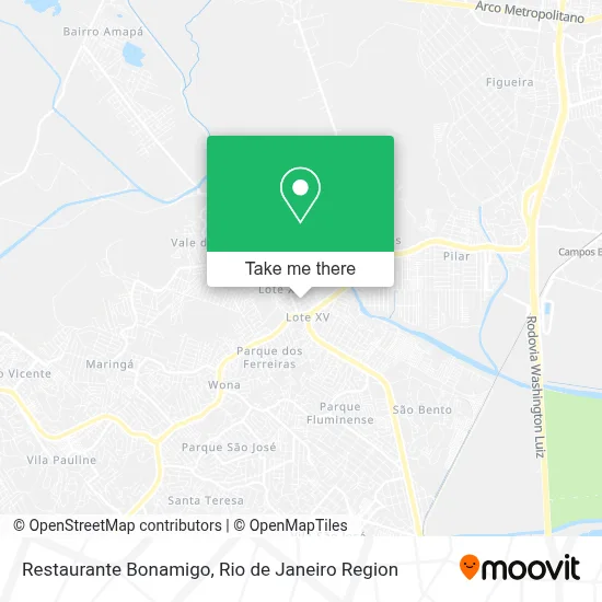 Restaurante Bonamigo map