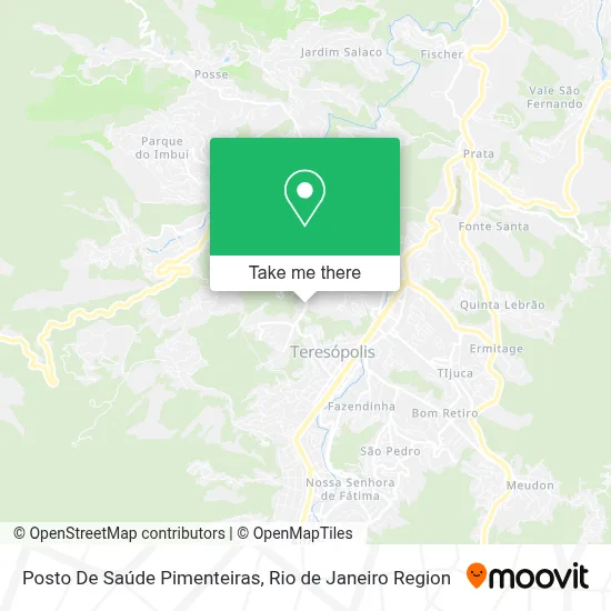 Posto De Saúde Pimenteiras map