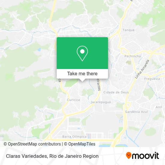 Claras Variedades map