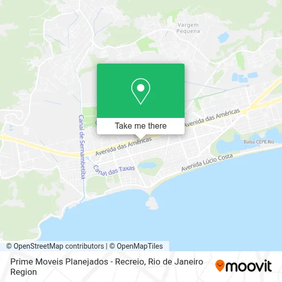 Prime Moveis Planejados - Recreio map