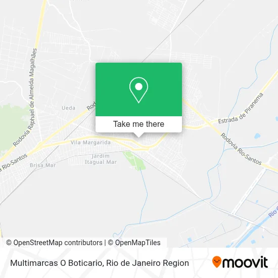 Multimarcas O Boticario map