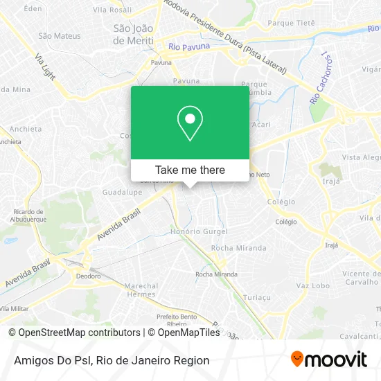 Amigos Do Psl map