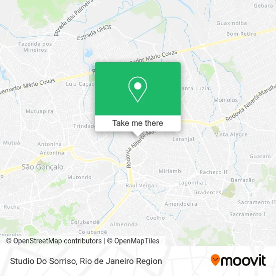 Studio Do Sorriso map