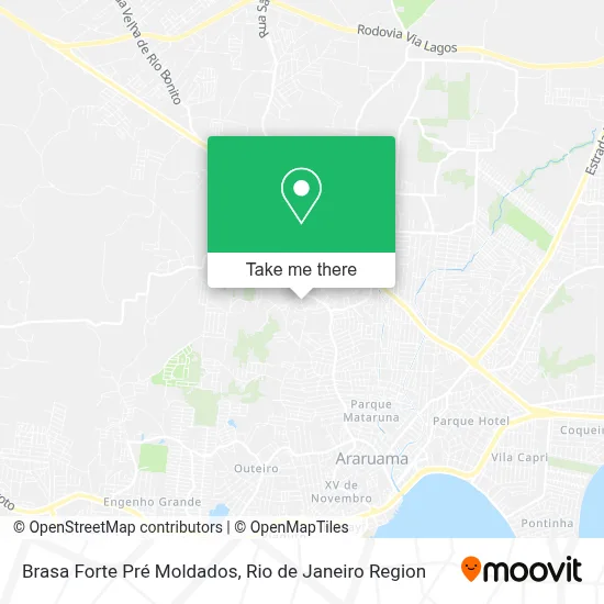 Brasa Forte Pré Moldados map