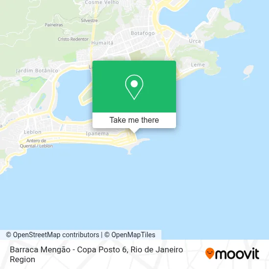 Barraca Mengão - Copa Posto 6 map
