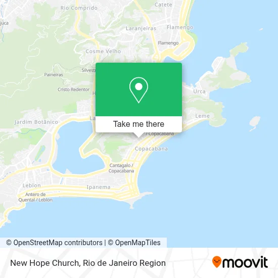 New Hope Church map