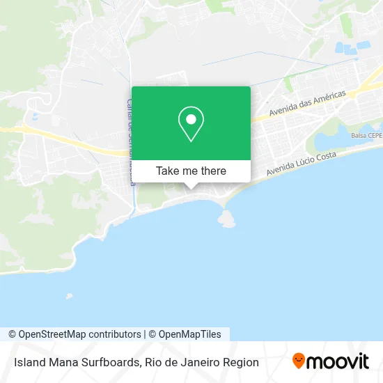 Island Mana Surfboards map