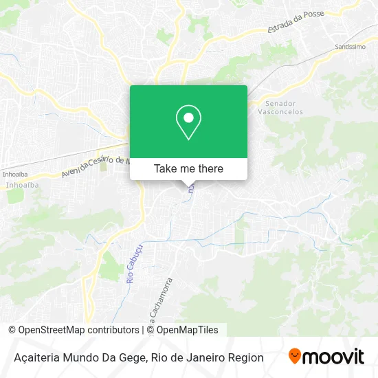 Açaiteria Mundo Da Gege map