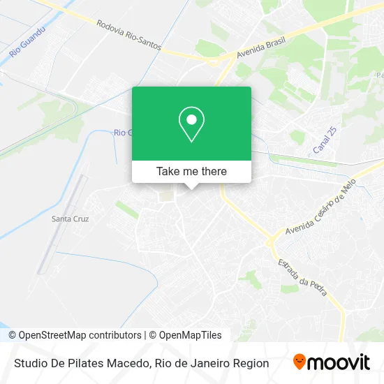 Studio De Pilates Macedo map
