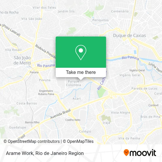 Arame Work map
