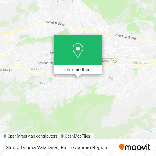 Studio Débora Valadares map