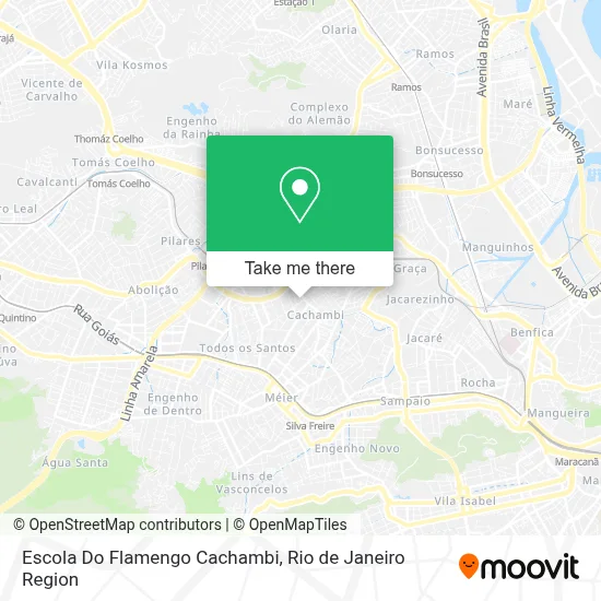 Escola Do Flamengo Cachambi map