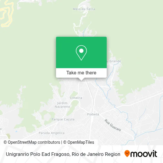 Unigranrio Polo Ead Fragoso map