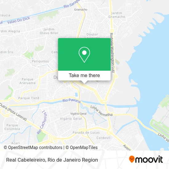 Real Cabeleireiro map