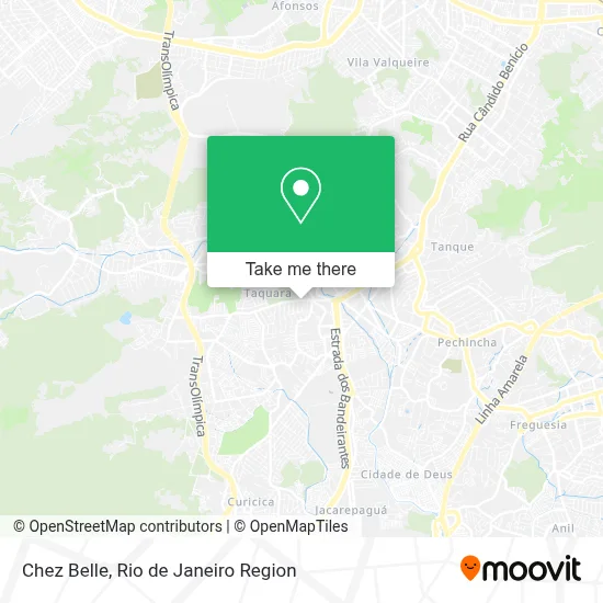 Chez Belle map