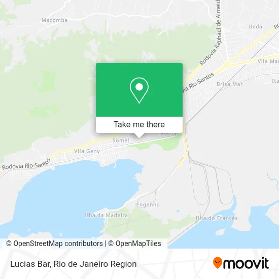 Lucias Bar map