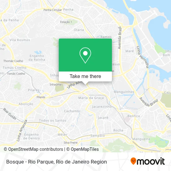 Bosque - Rio Parque map
