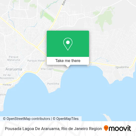 Pousada Lagoa De Araruama map