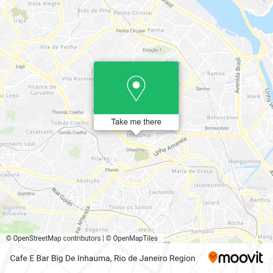 Cafe E Bar Big De Inhauma map