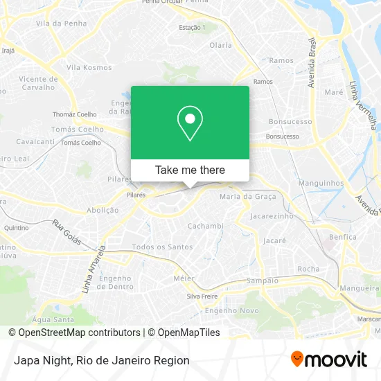 Japa Night map