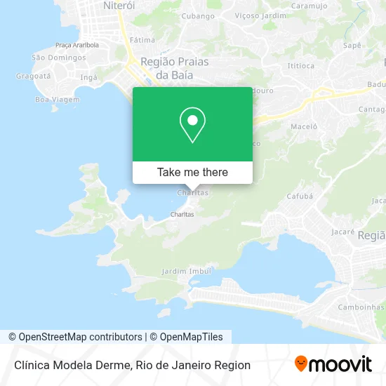 Clínica Modela Derme map
