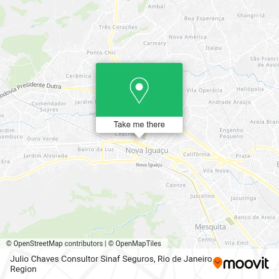 Julio Chaves Consultor Sinaf Seguros map