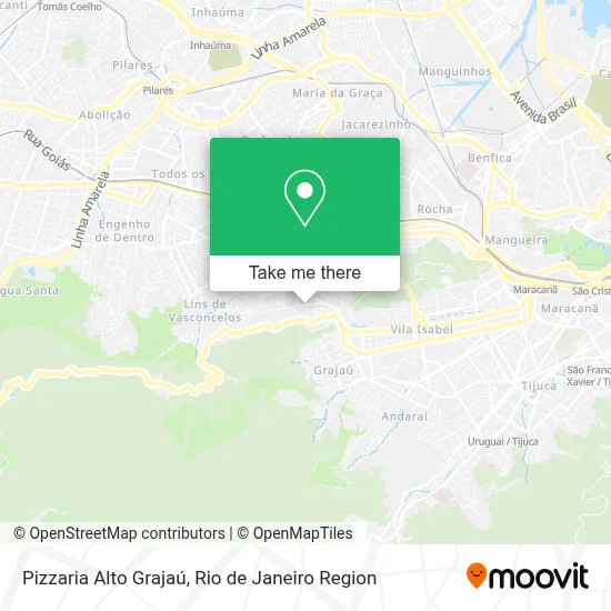 Pizzaria Alto Grajaú map