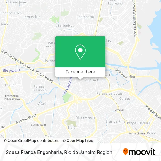 Sousa França Engenharia map