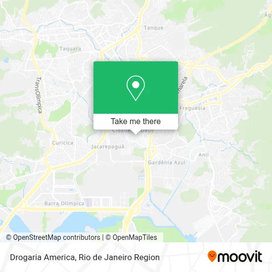 Drogaria America map